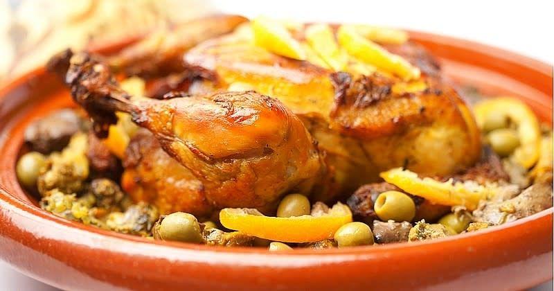 Tajine Poulet Frites