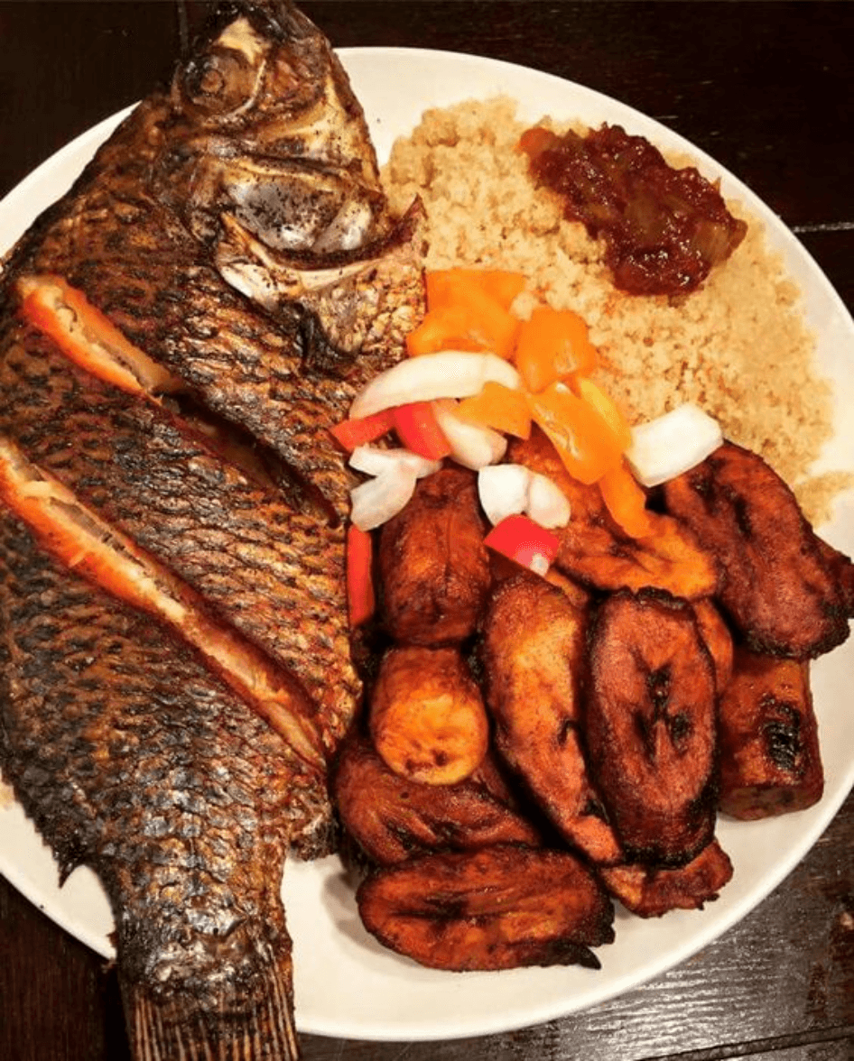 Attiéké Poisson Frit