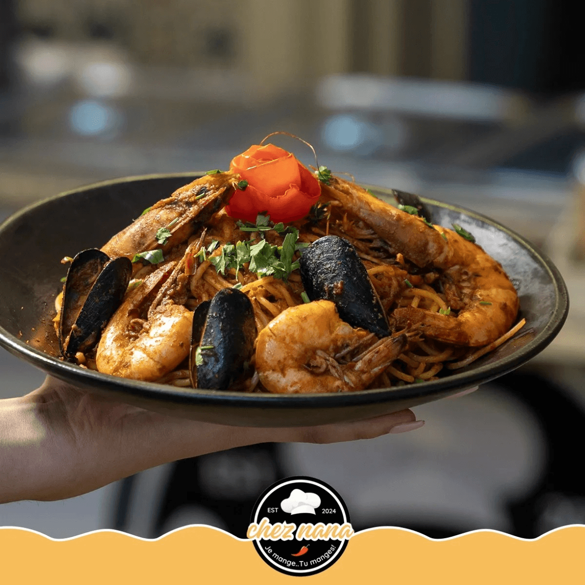 Makrouna aux Fruits de Mer