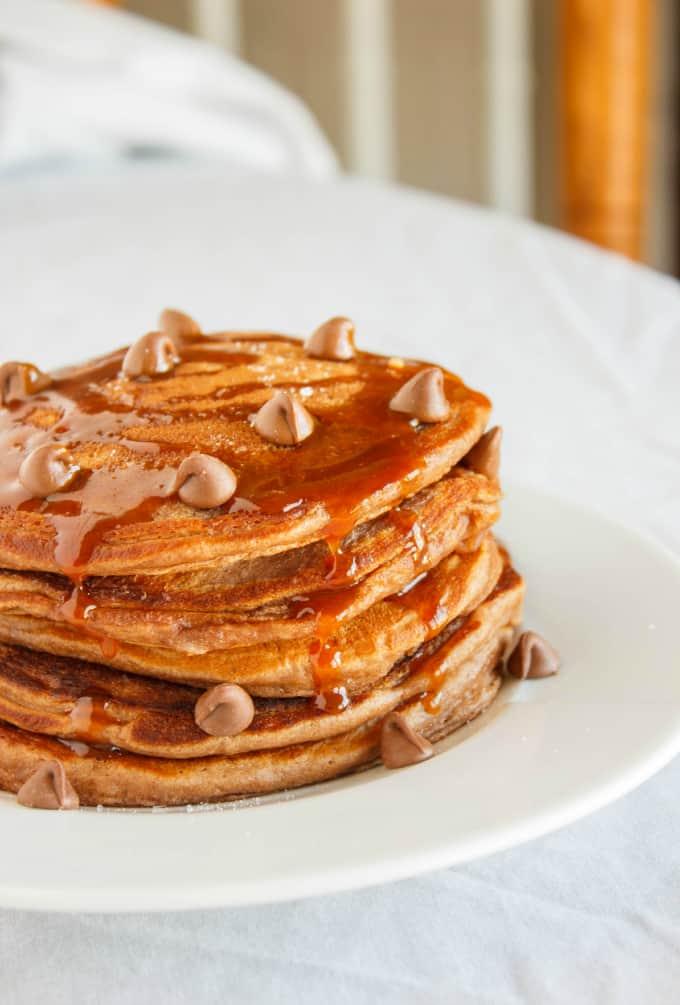 Pancake au Caramel et à la Cannelle
