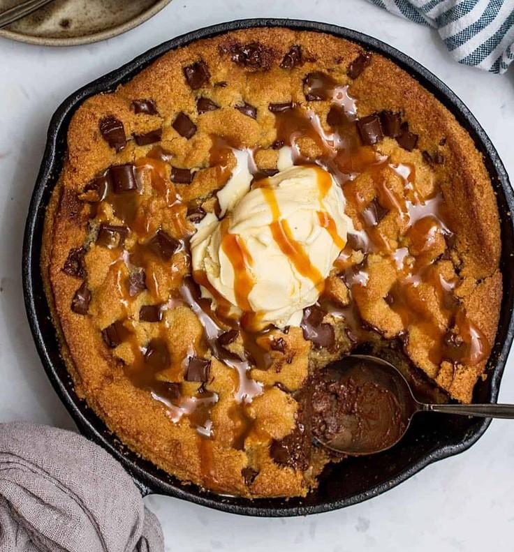 Cookie en poêle au Spéculoos