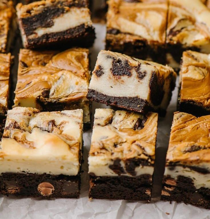 Brownie au Cheesecake Spéculoos