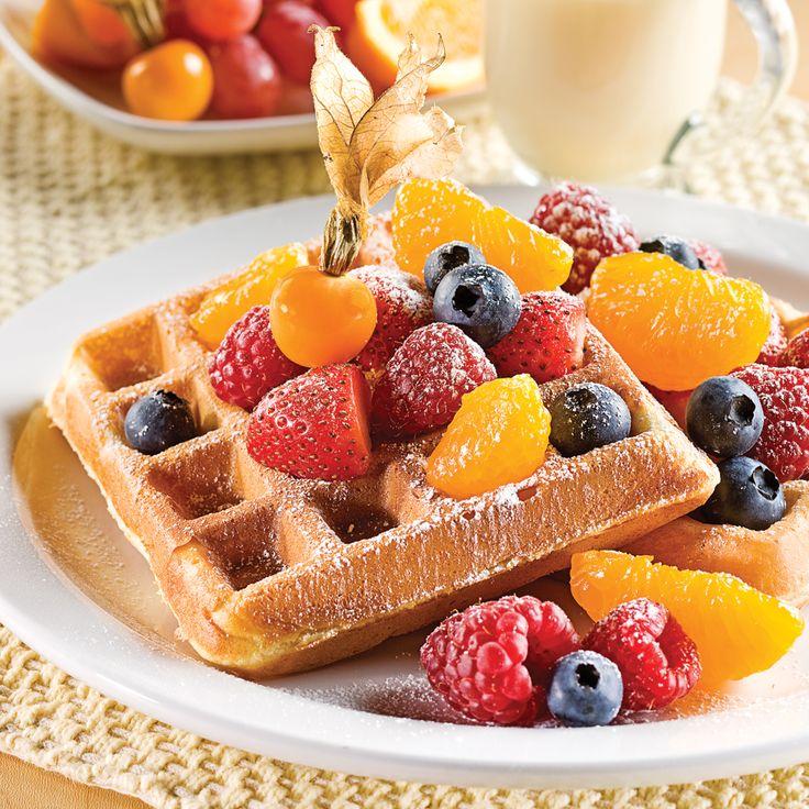 Gaufre aux Fruits