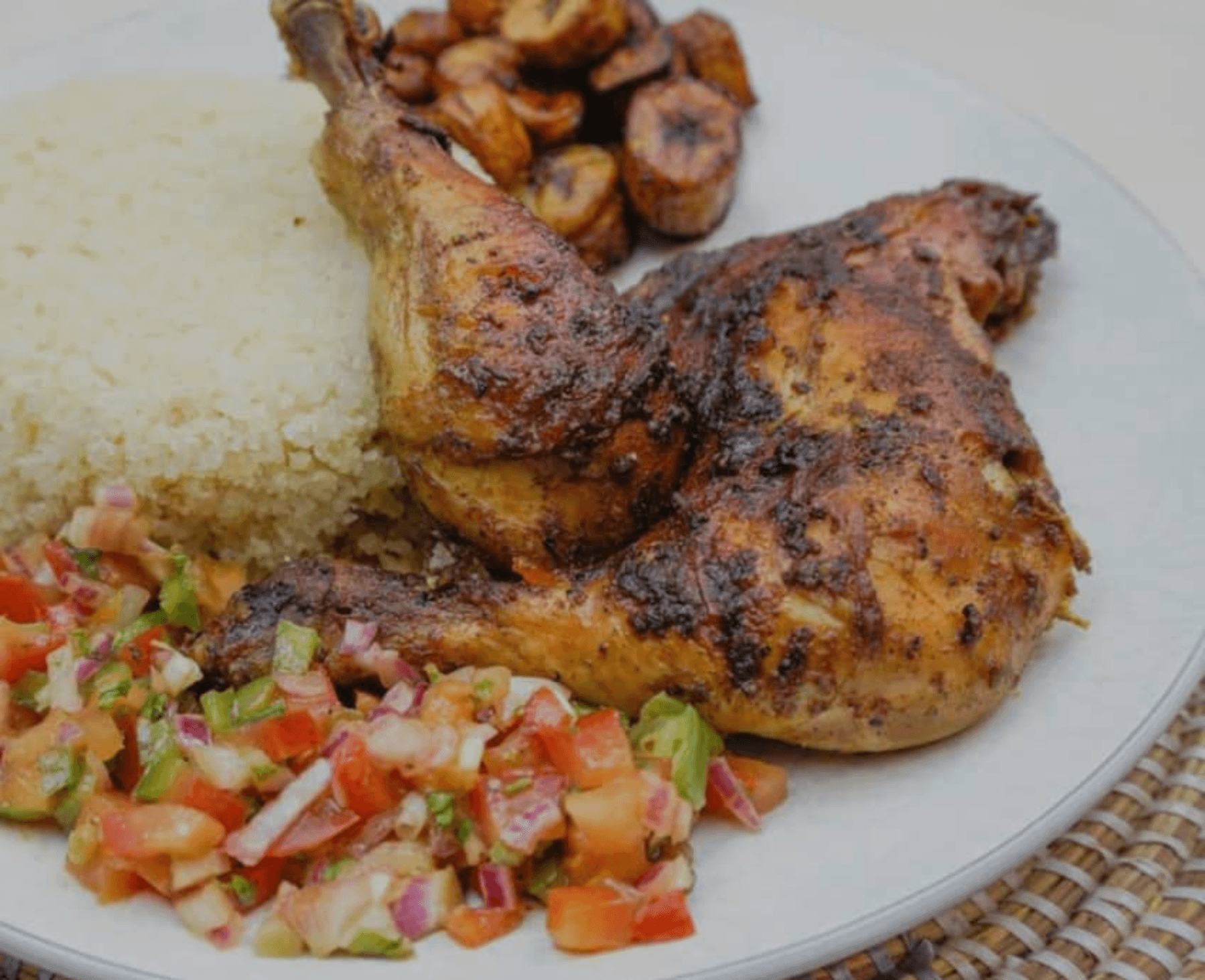 Attiéké Poulet Braisé