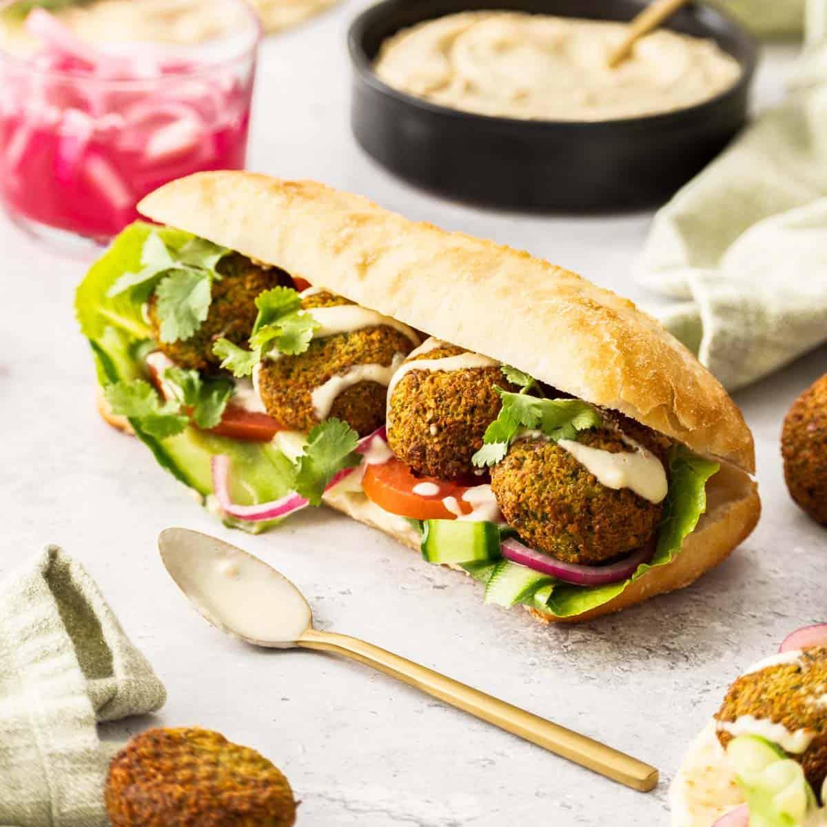 Sandwich Falafel