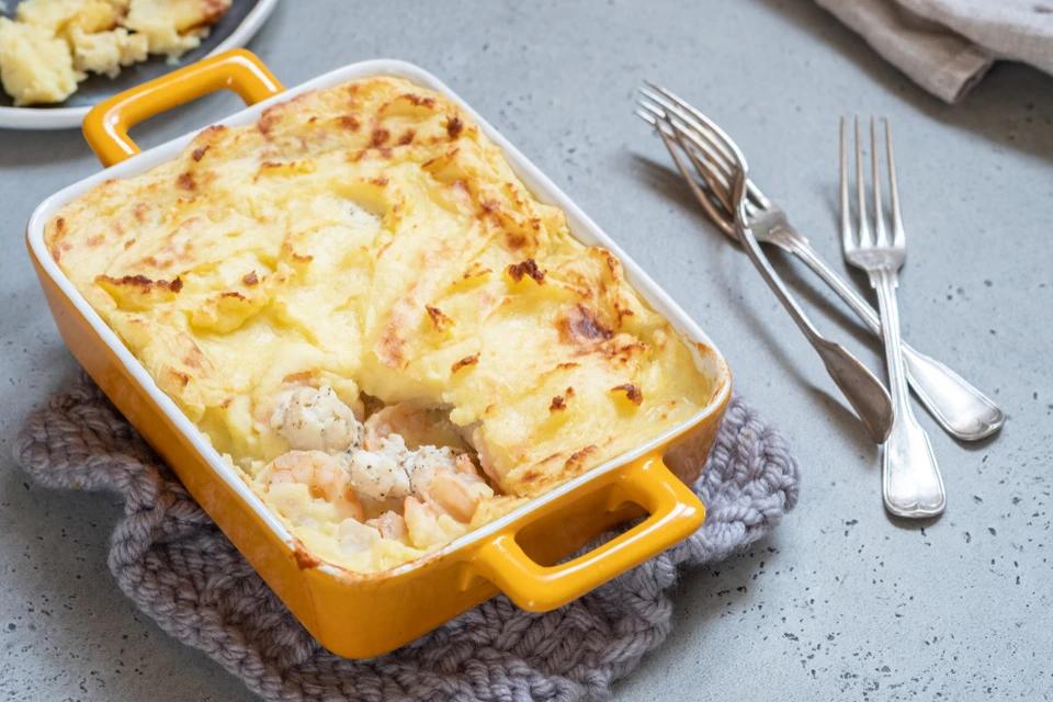 Gratin Aux Fruits De Mer