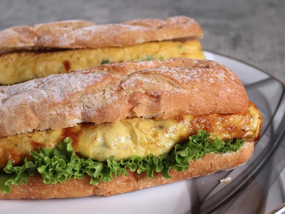 Sandwich Frite Omelette