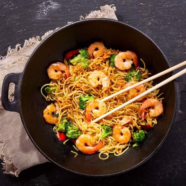 Wok Crevette Au Broccoli