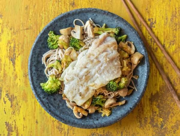 Wok Poisson Blanc Gingembre