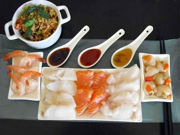 Teppanyaki Poisson Blanc