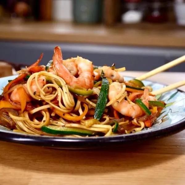 Nouilles Crevettes