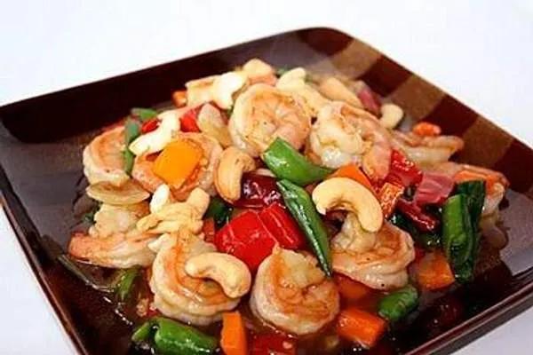 Wok Crevette Noix De Cajou