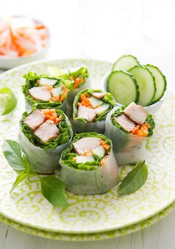 Green Rolls Chicken 8Pcs