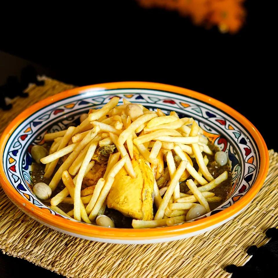 Tajine Poulet Frite