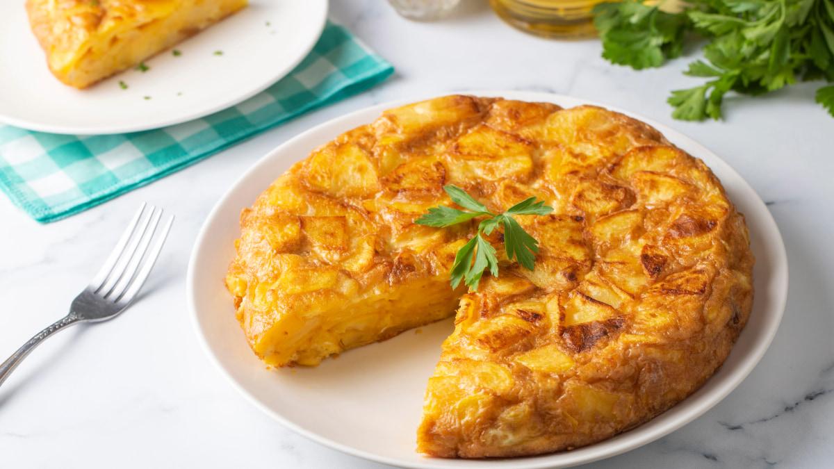 Plat frites omelette