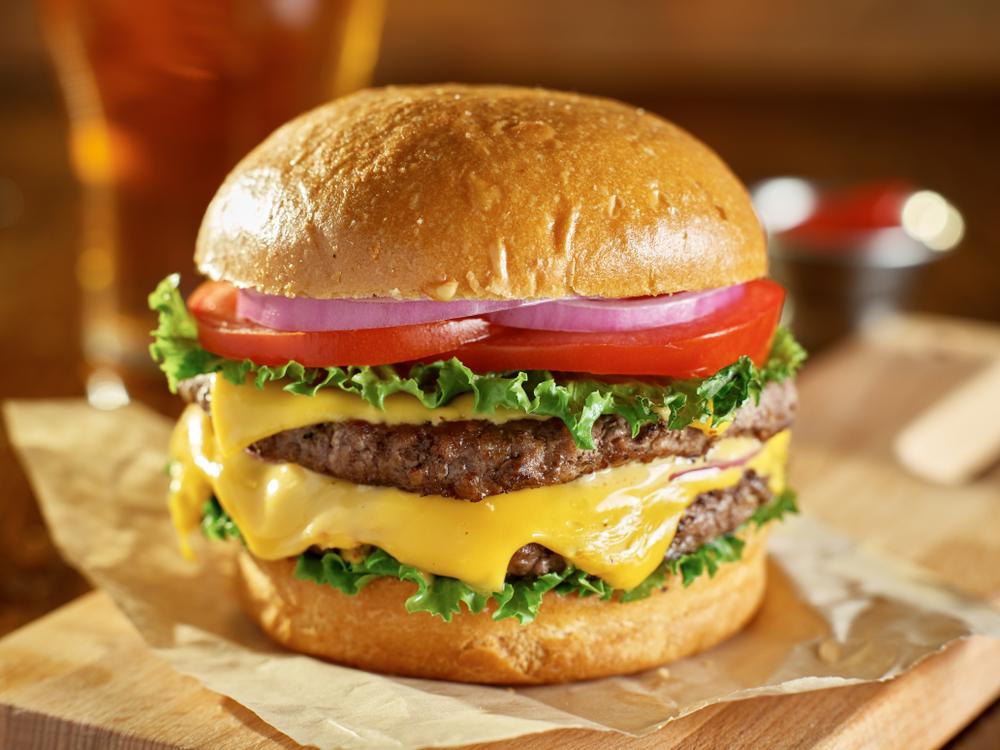 Double cheese burger