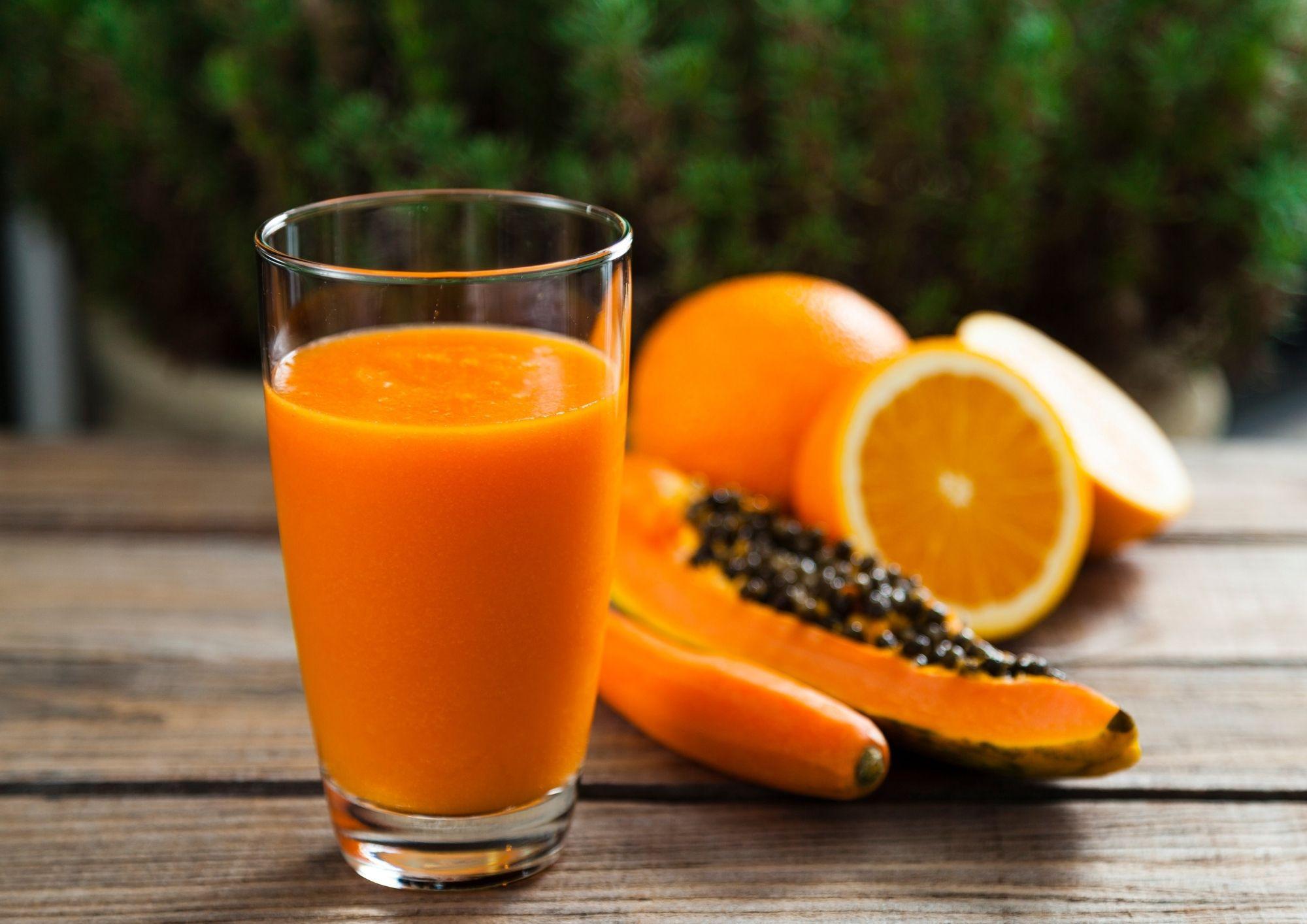 Jus De Papaye A L'orange