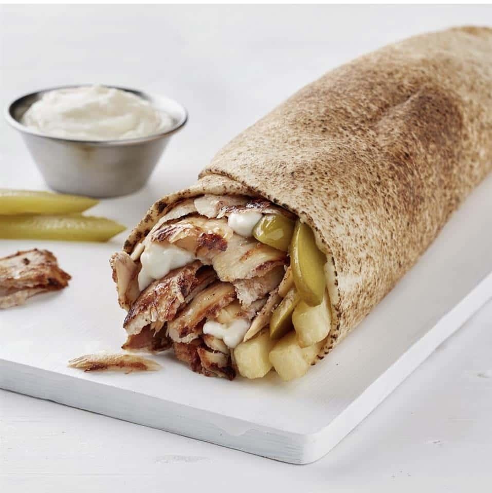 Sandwich Chawarma En Sauce