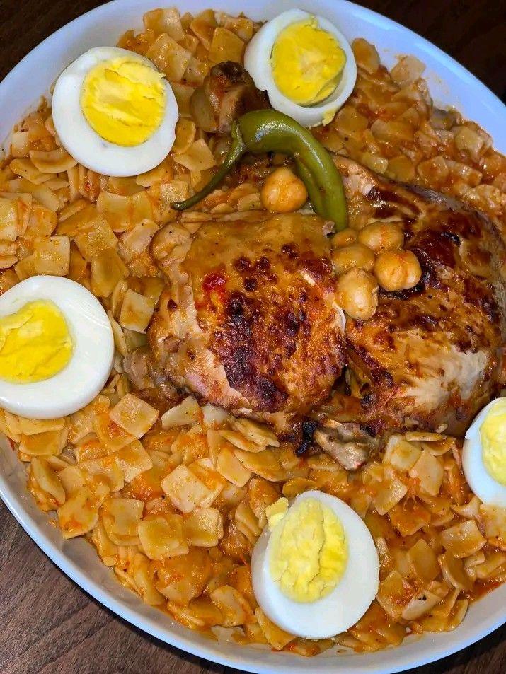 Chekhchoukha Beskria Au Poulet