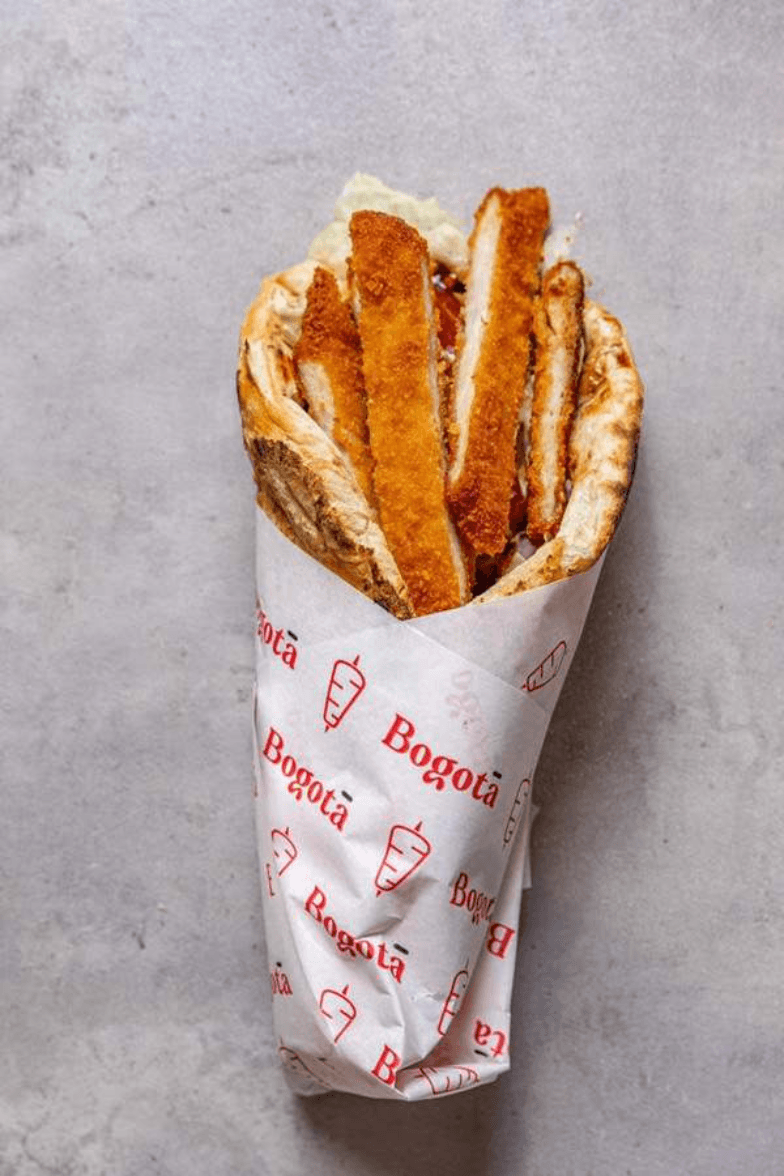 Naan Escalope Panée