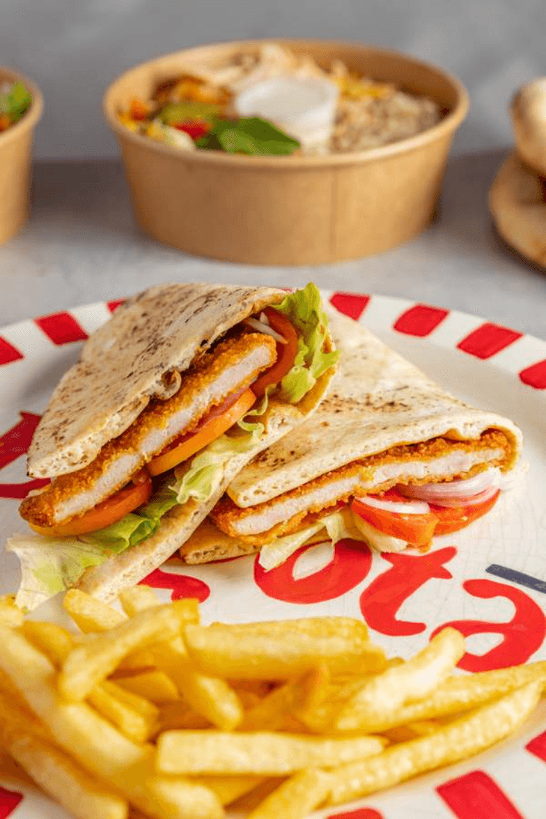 Makloub Escalope Panée