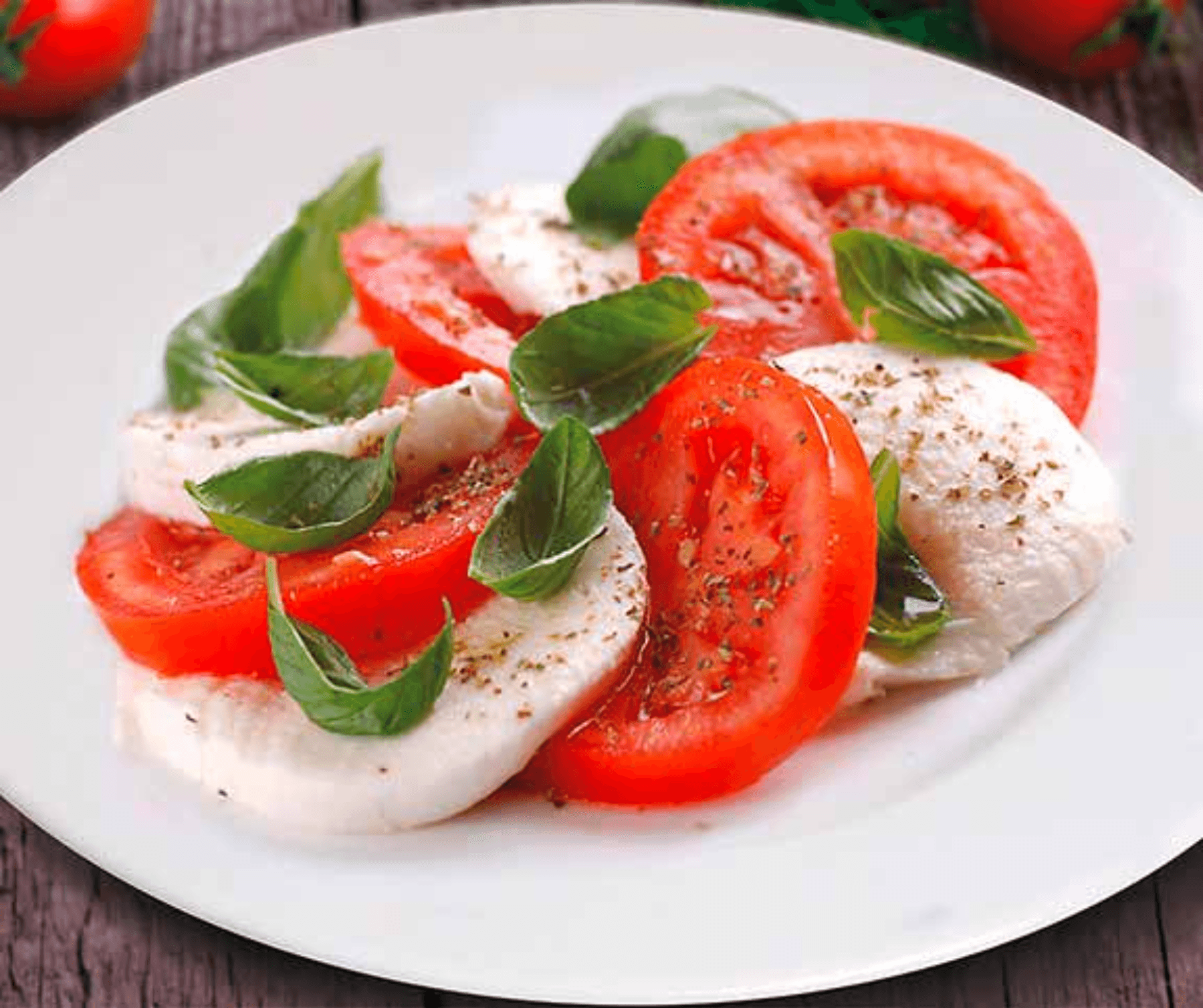 Salade Tomate au Mozzarella