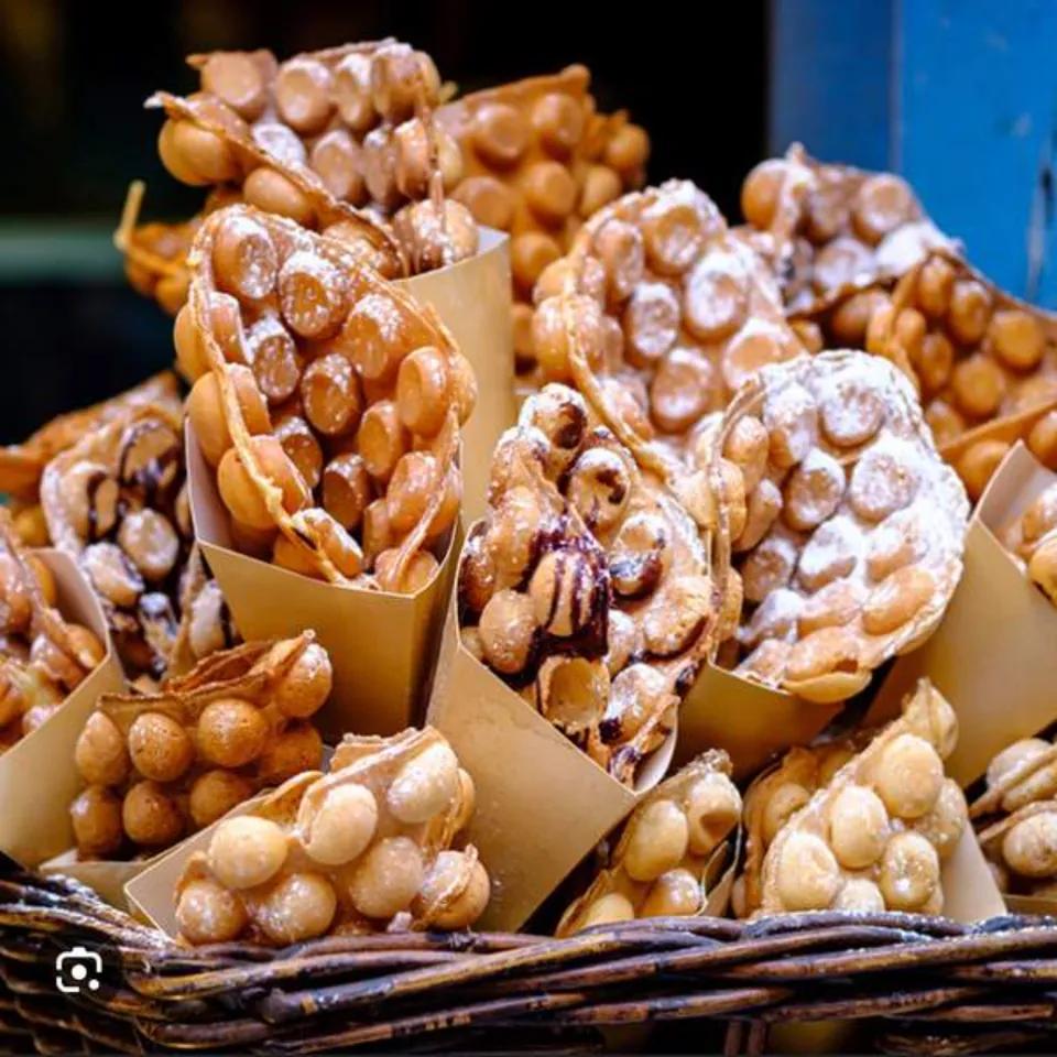 Bubble Waffle Caramel Beurre Salé