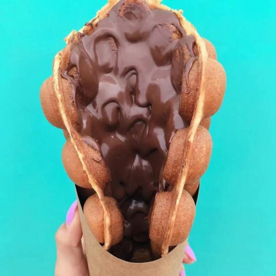 Bubble Waffle Nutella