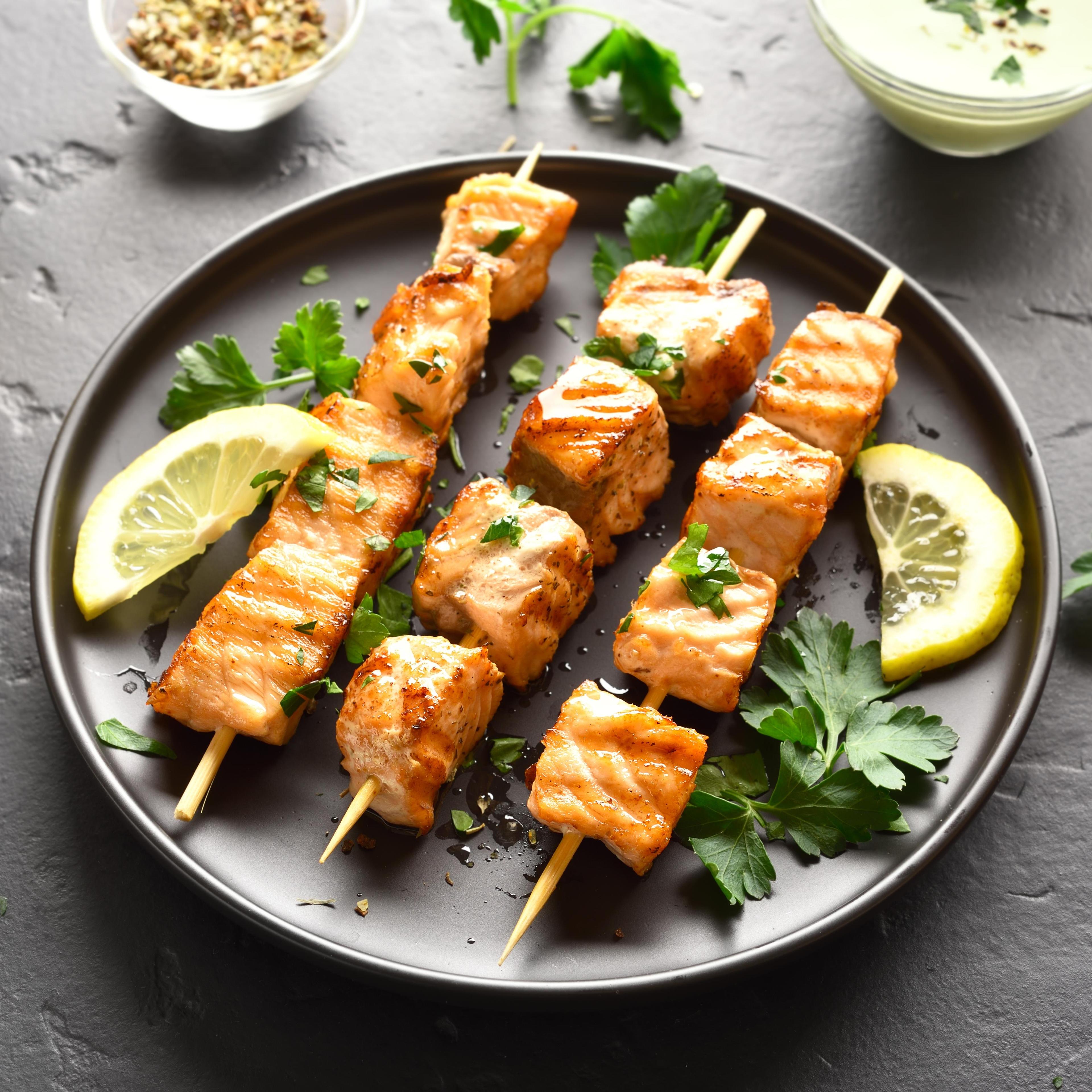 Brochettes De Poissons