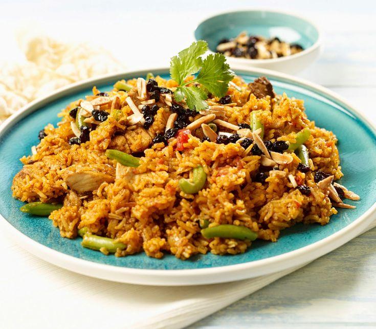 Pan-Fried Chicken Biryani