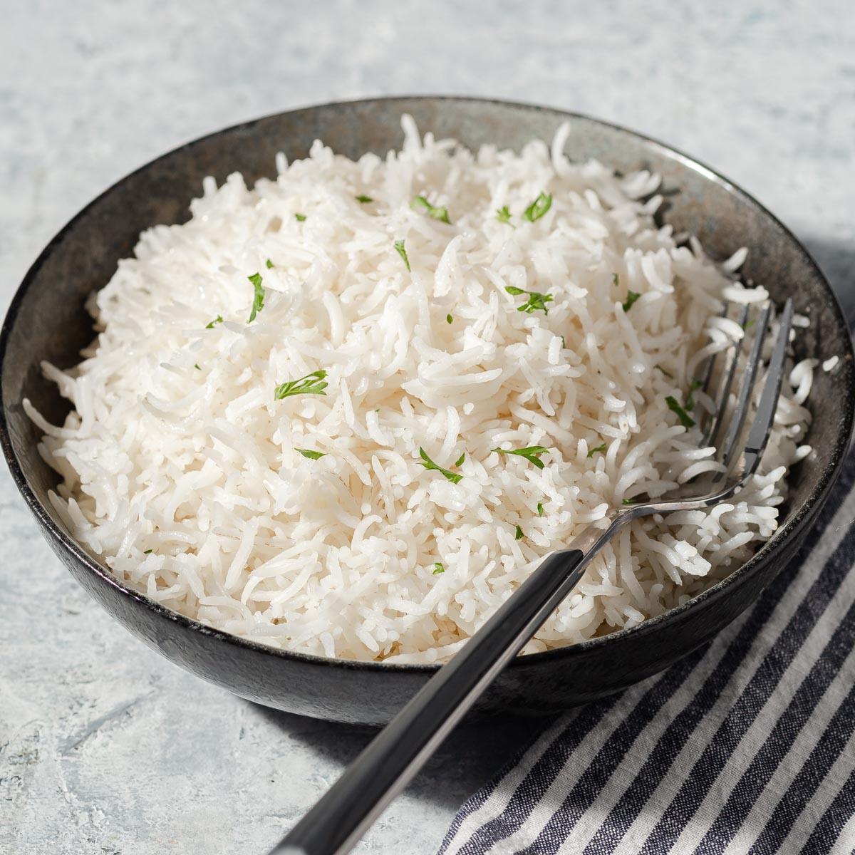 Fluffy Basmati Stream Rice