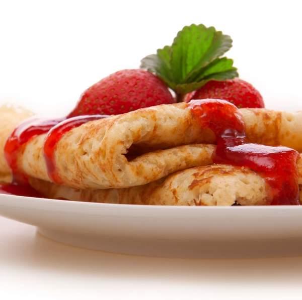 Crêpe Confiture Fraise
