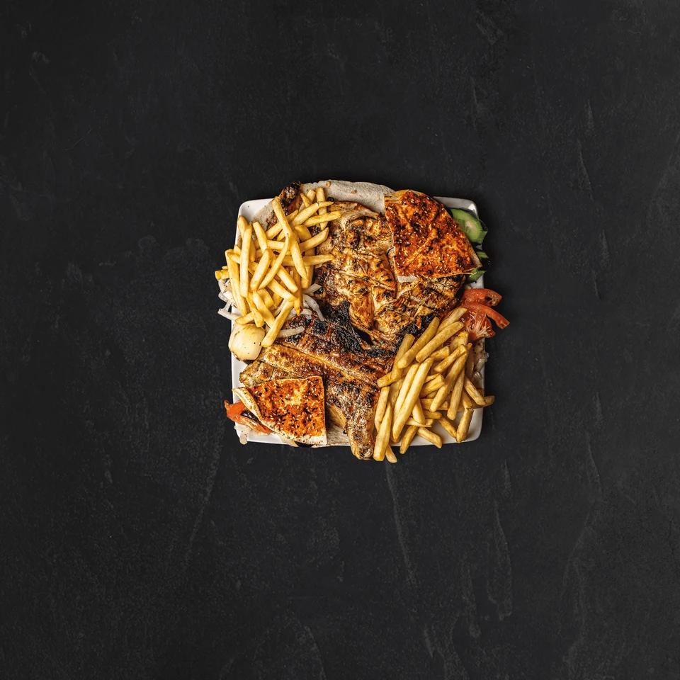 1/4 Poulet Grillé + Frites