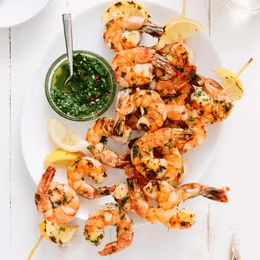 Crevette Grillée à la plancha