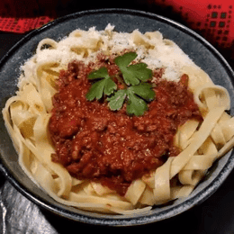 Tagliatelle Bolognaise