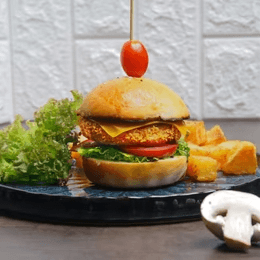Burger Poulet Pané