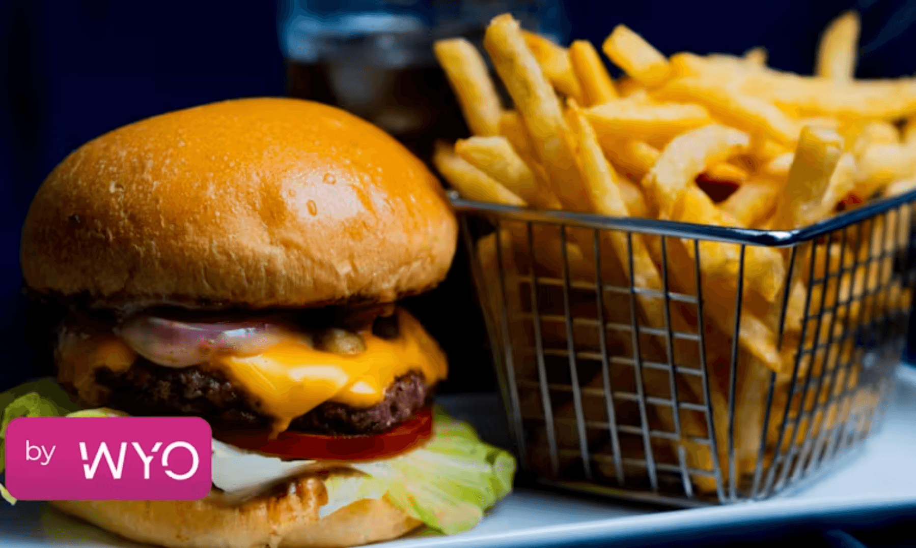 Cheese Burger + Frites