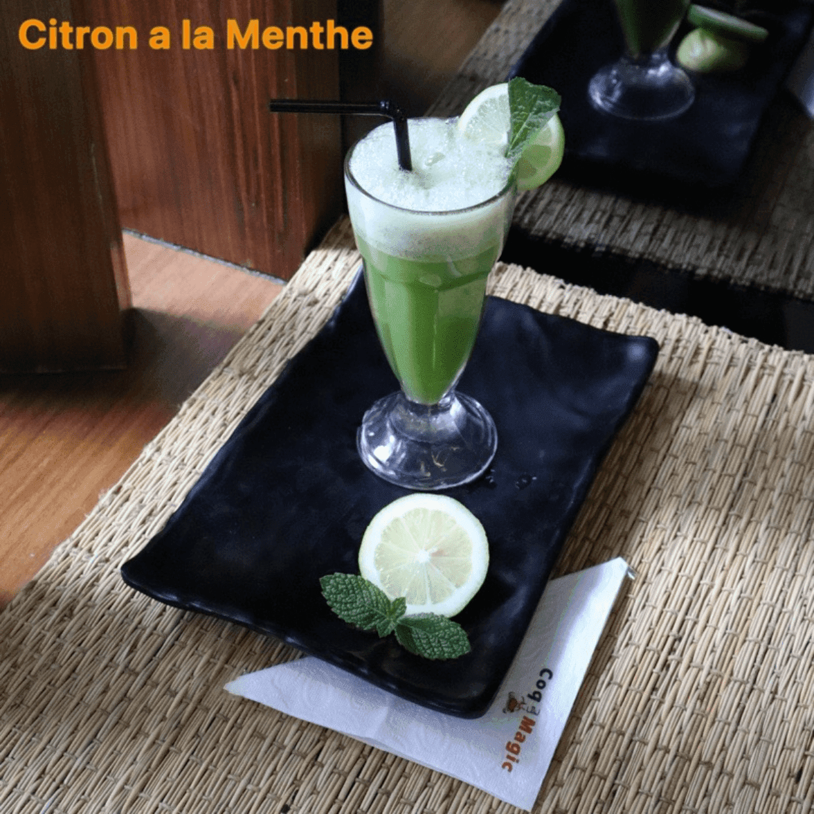 Jus De Citron A La Menthe