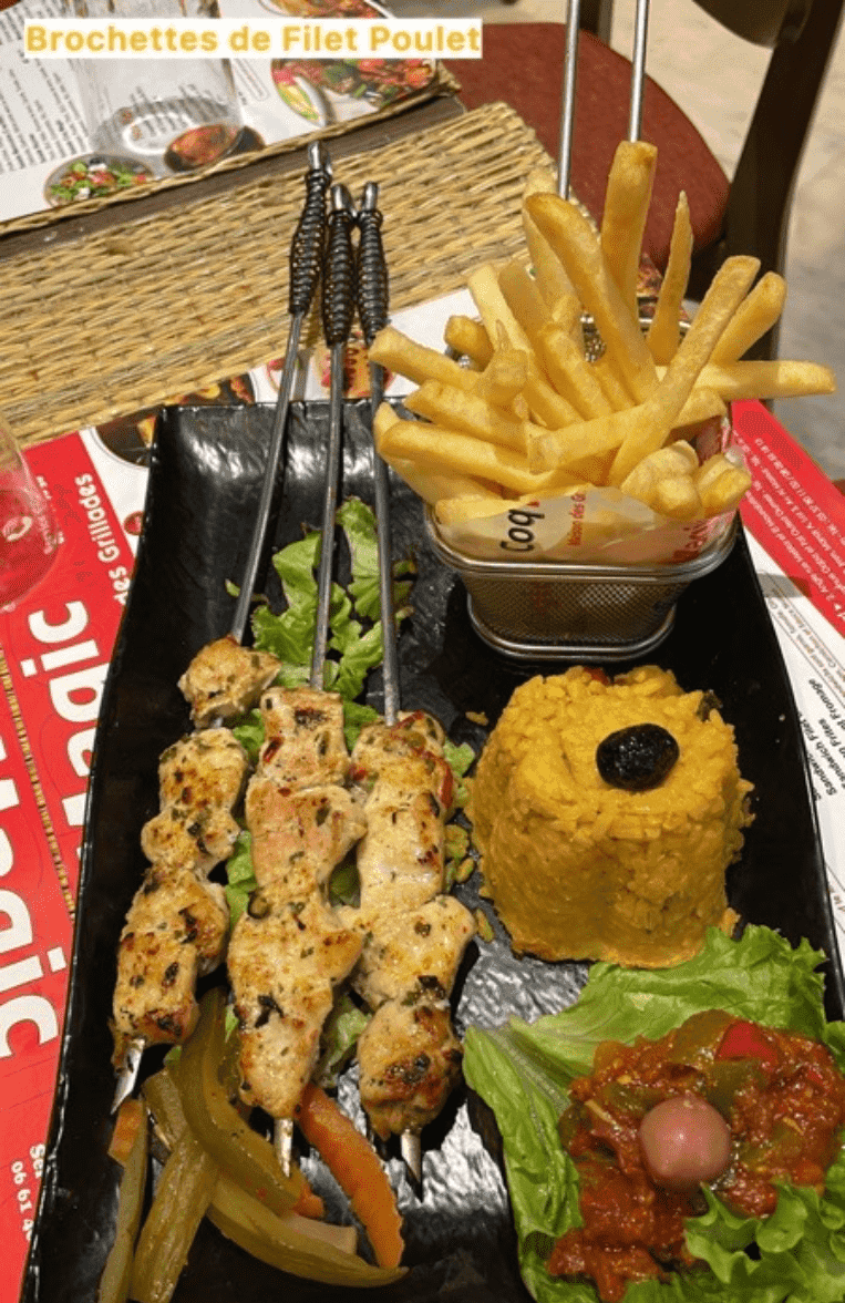 Brochettes De Filet Poulet