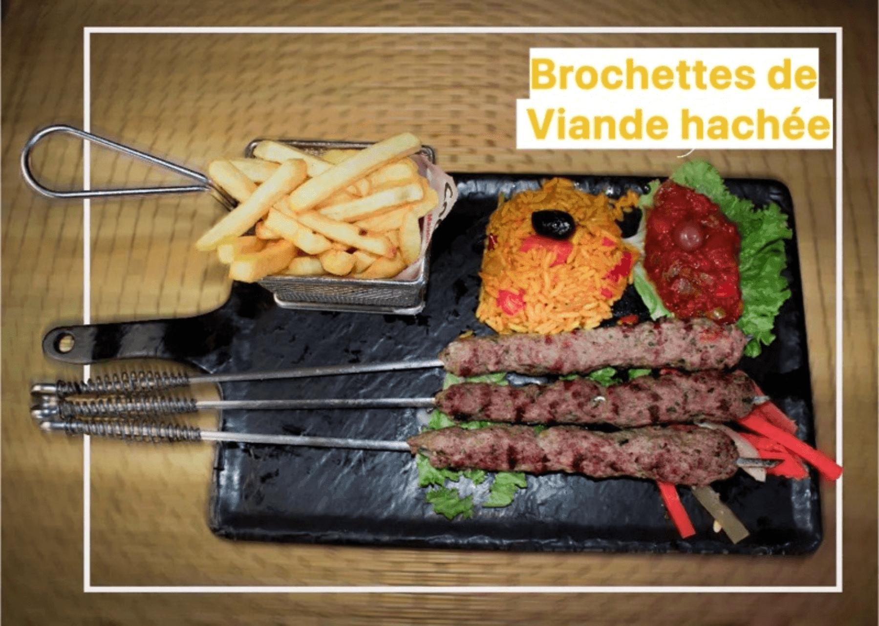 Brochettes De Viande Hachée