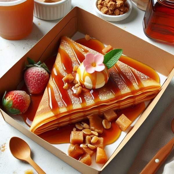 Mini Pancake Classique Caramel Lotus - 10 Pièces