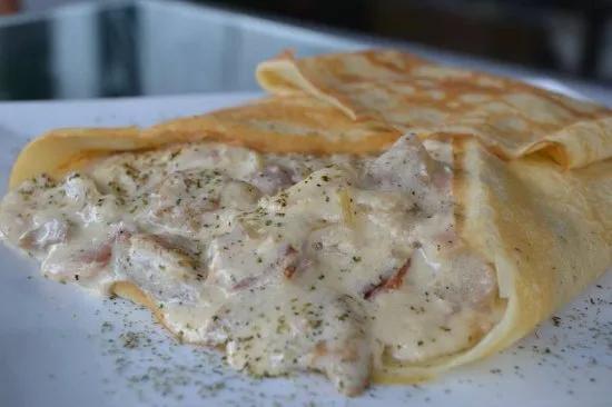Crêpe Carbonara