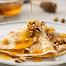 Crêpe Miel Fruits Secs