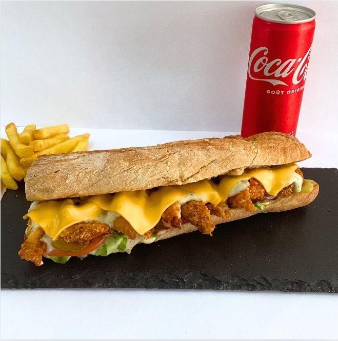 Menu Sandwich Poulet Pané Lazeez