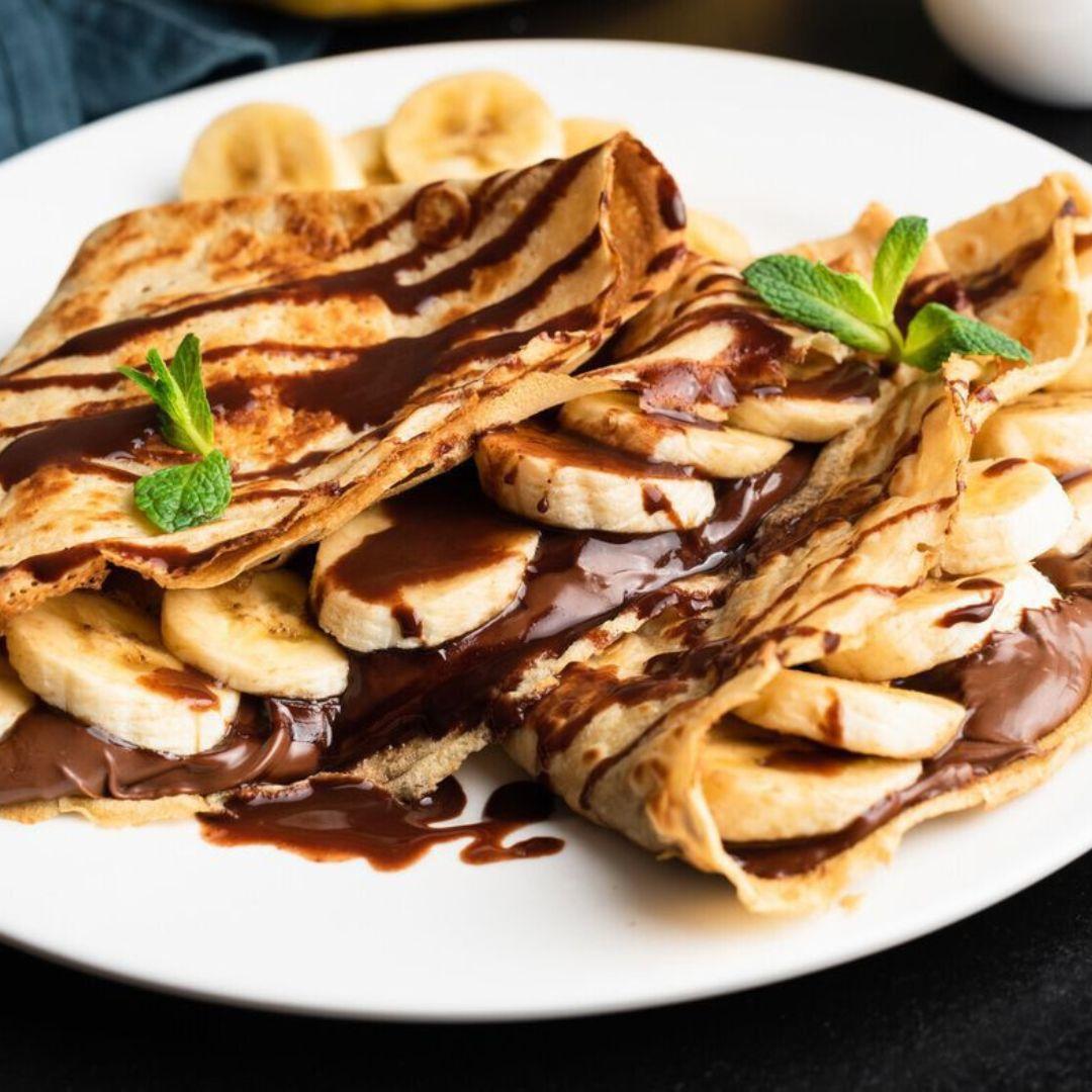 Crêpe Chocolat Noisette Et Banane