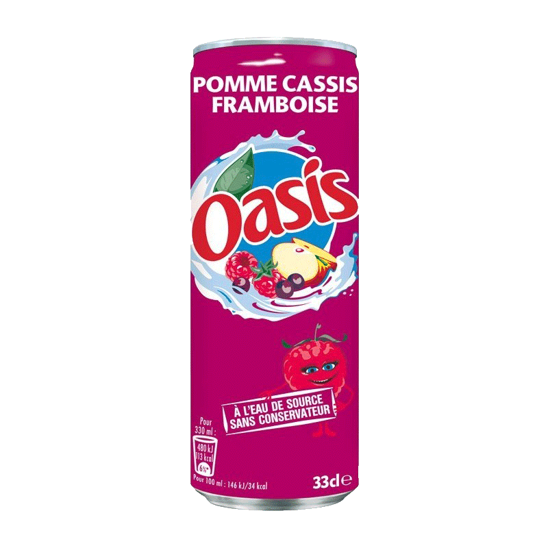 Oasis - Pomme Framboise ( 25cl ) Canette