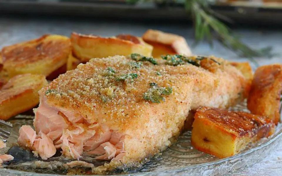 Saumon Panée