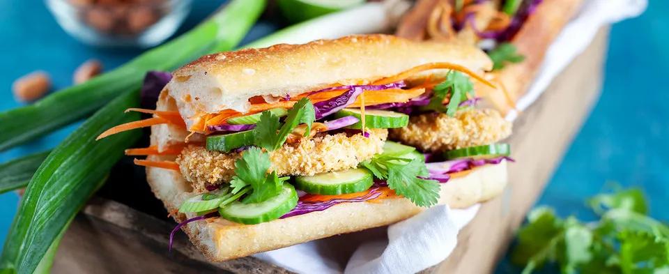 Sandwich Poulet pané