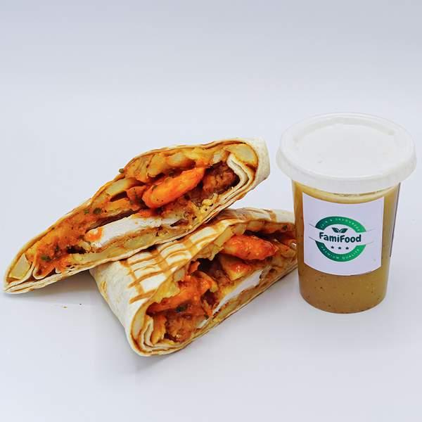 Tacos Poulet crevettes