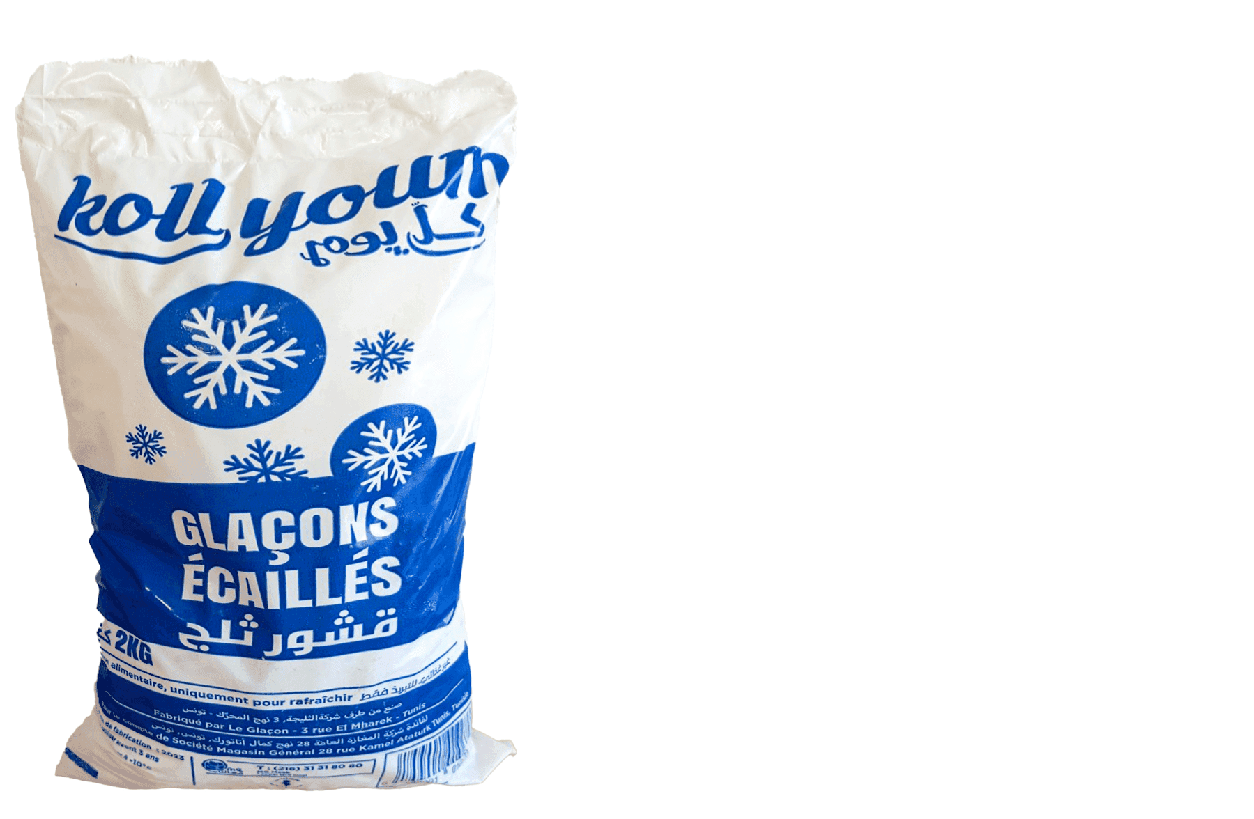 Glacons Non Alimentaire 2kg Koll Youm